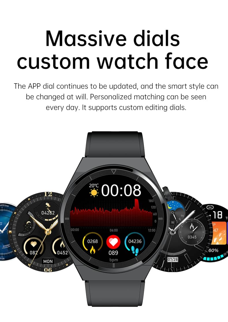 Findtime Blood Pressure Smart Watch Blood Oxygen Heart Rate Monitor Body Temperature with Bluetooth Calling