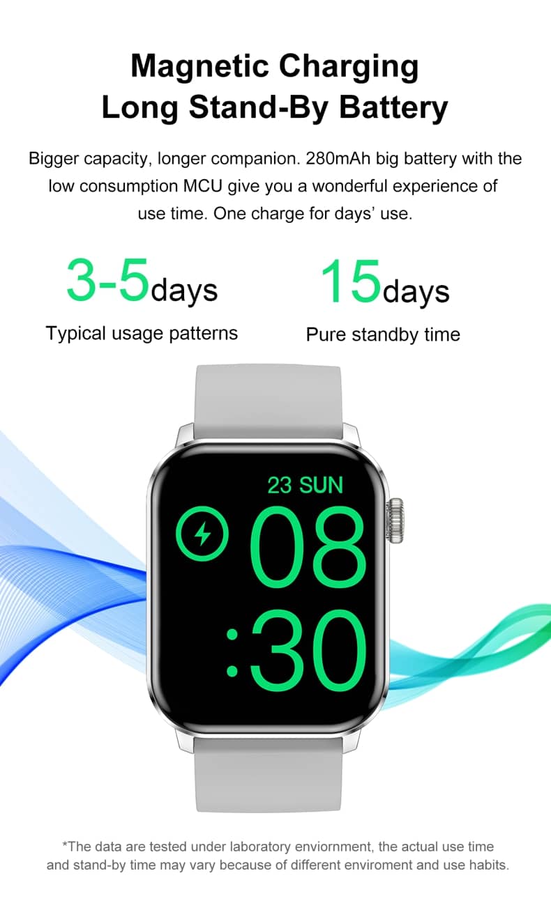 Findtime Smart Watch with Blood Pressure Heart Rate Blood Oxygen Bluetooth Calling