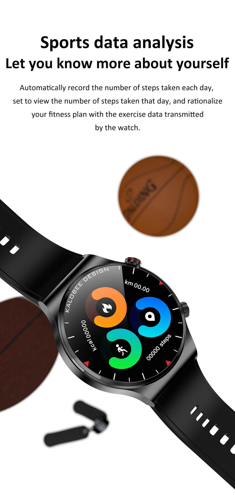 Findtime Blutdruck-Smartwatch mit Herzfrequenz-SpO2-Monitor, Bluetooth-Anrufen