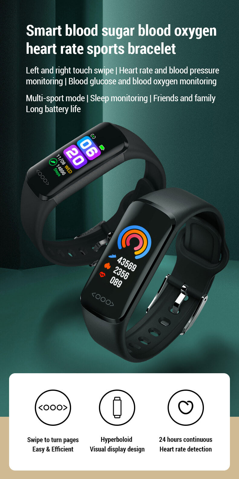 Findtime Fitness Tracker S6