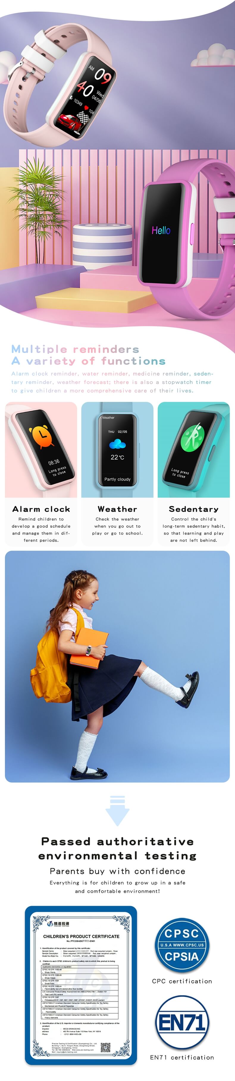 Findtime Kids Fitness Tracker 4