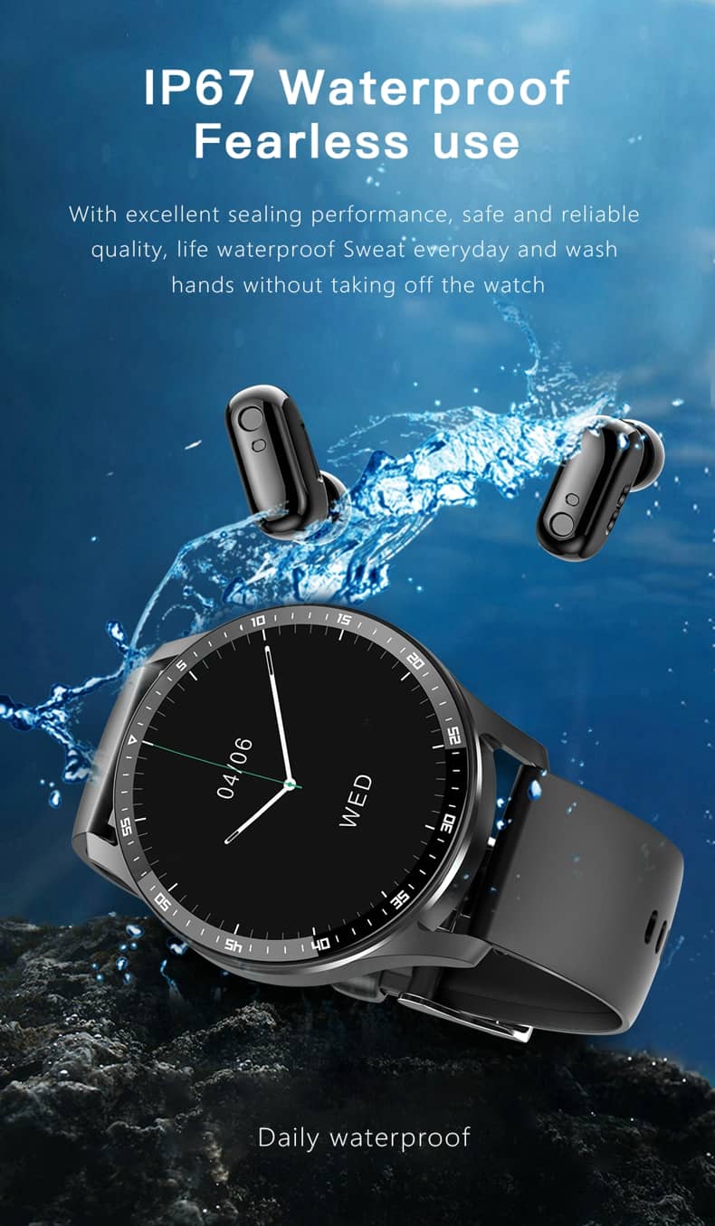 Findtime Smartwatch Buds 5 Reloj inteligente con auriculares