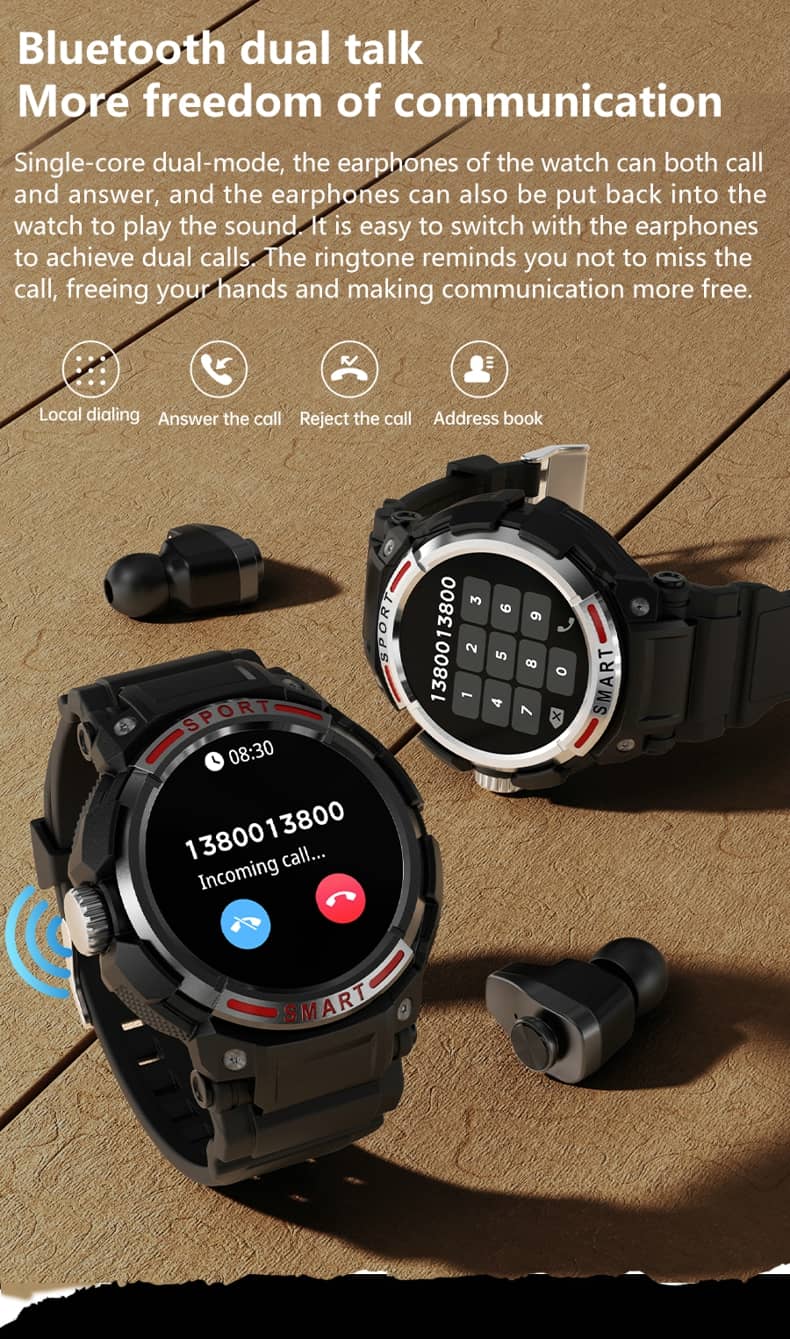 Findtime Smartwatch Buds 7