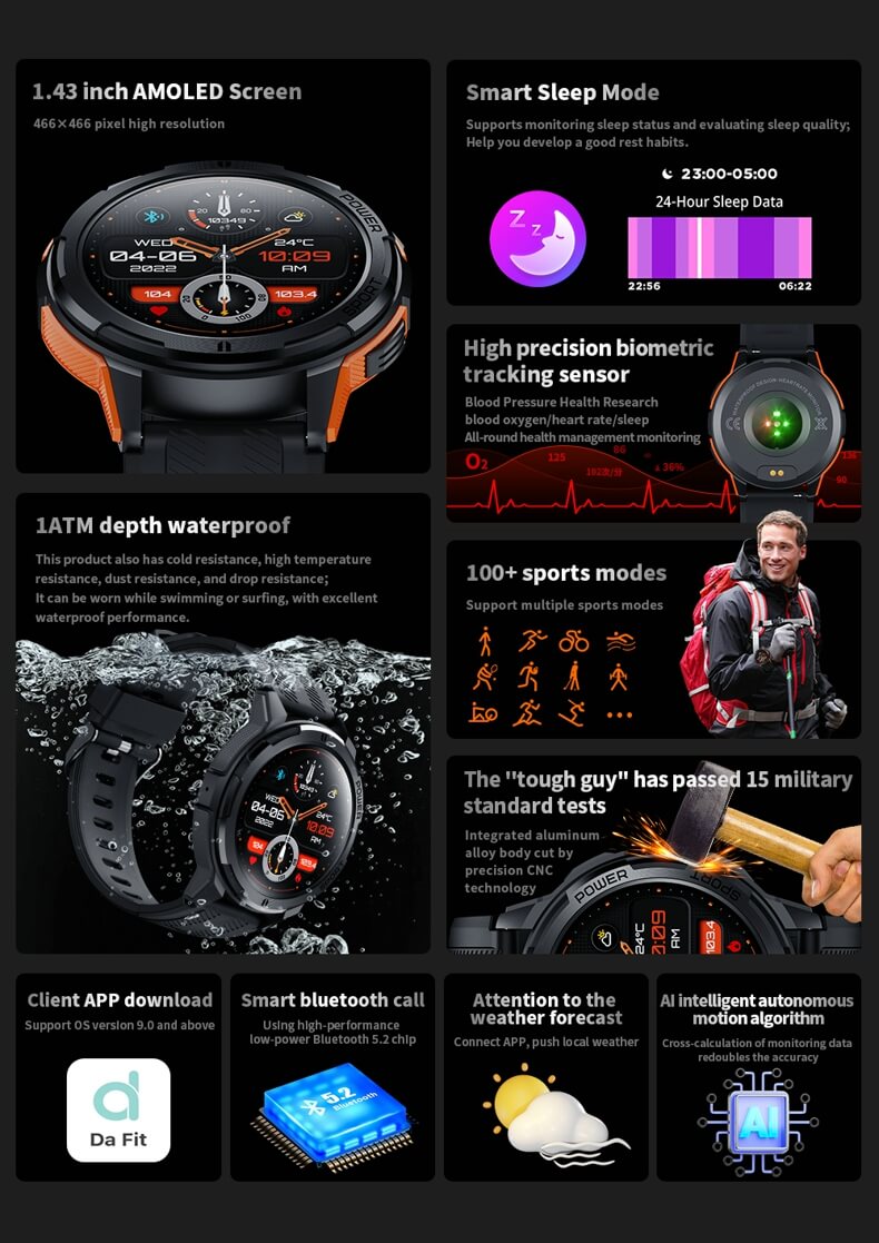 military smart watches