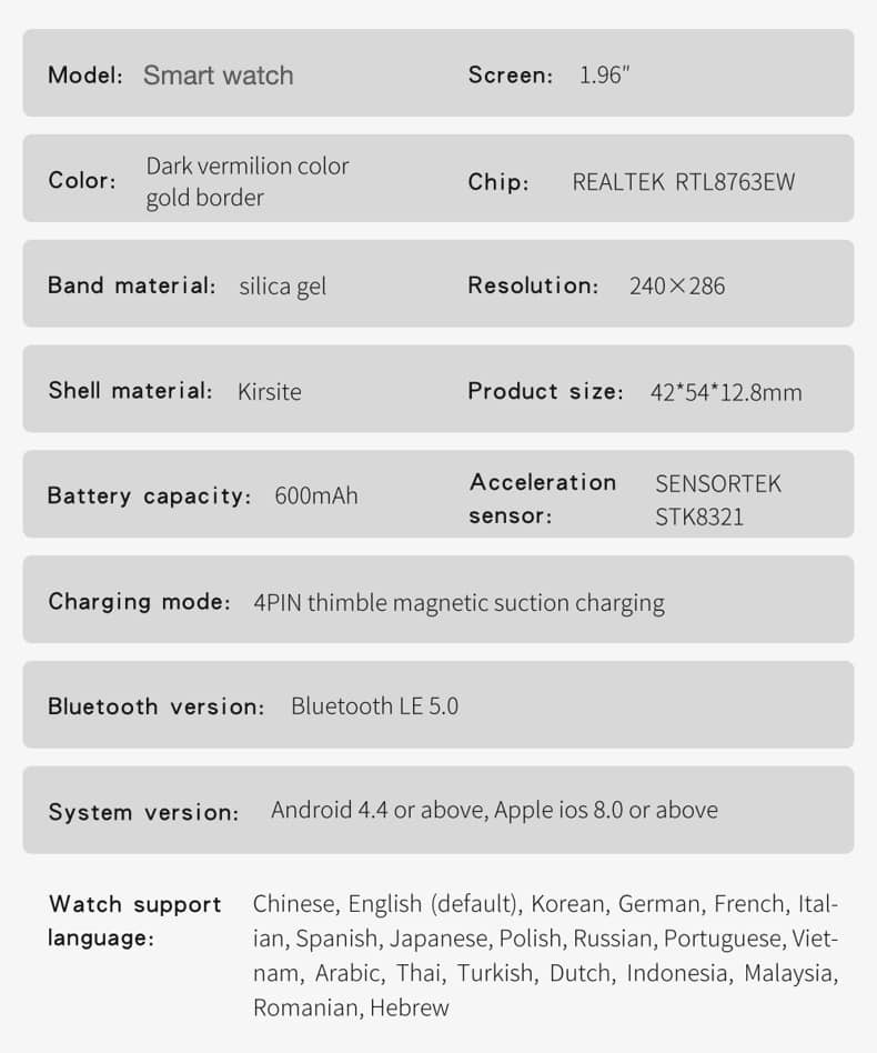 Reloj inteligente Findtime Pro 58