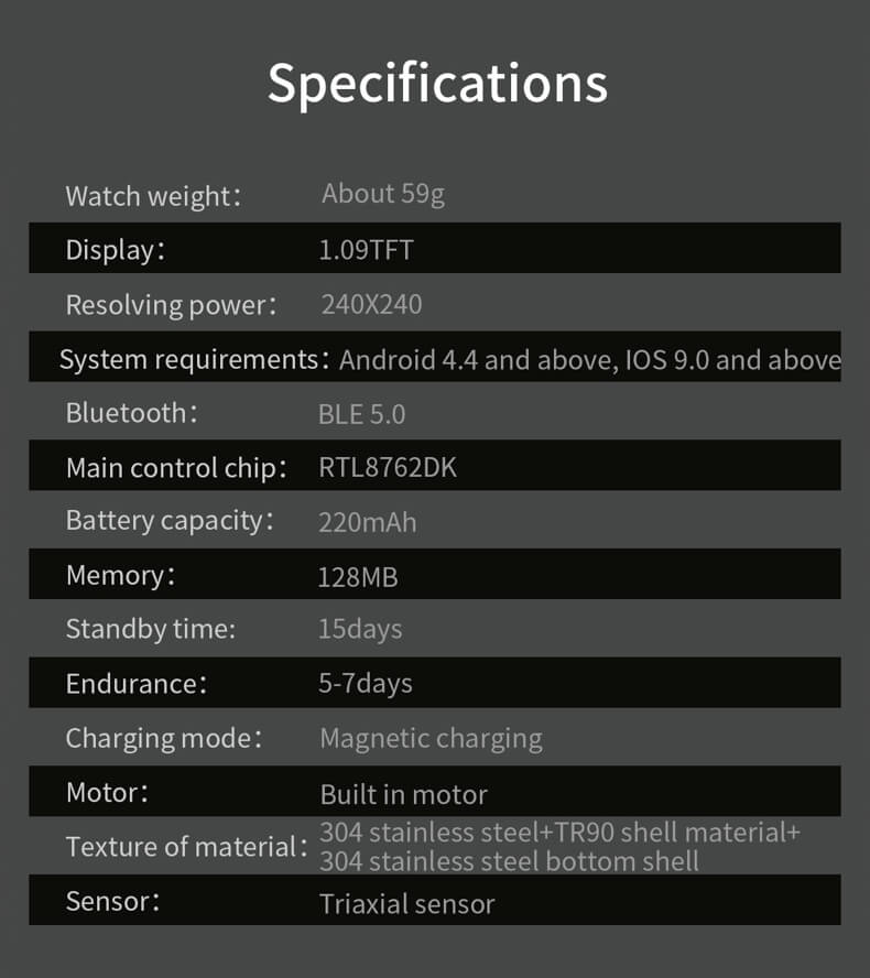 Reloj inteligente Findtime Pro 66