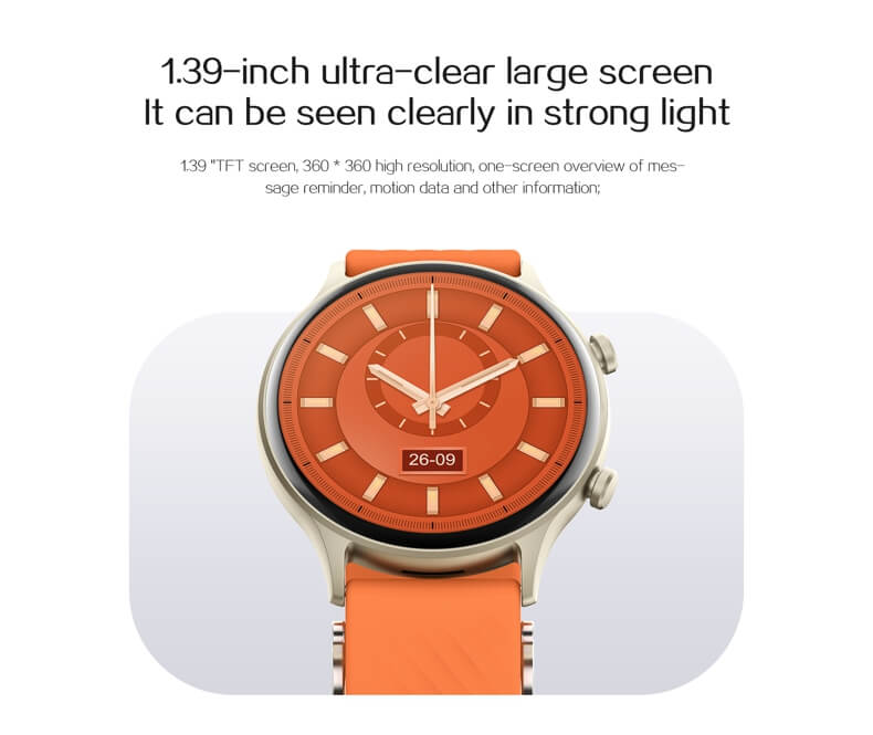 Findtime Smartwatch Pro 69 mit großem Bildschirm