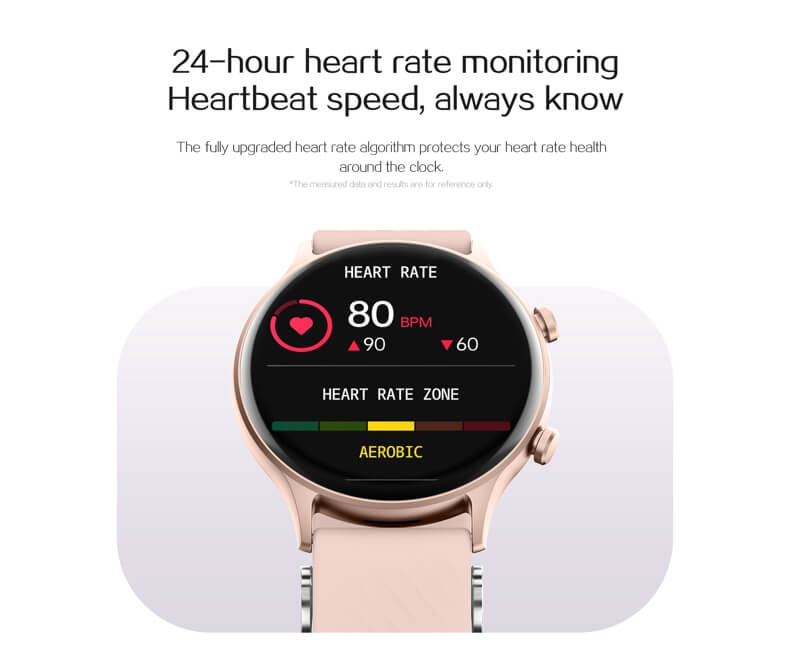 Monitoreo de frecuencia cardíaca Findtime Smartwatch Pro 69