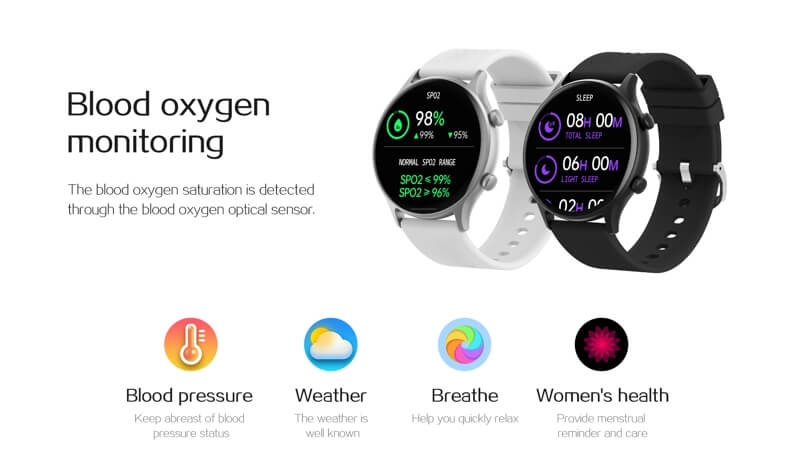 Findtime Smartwatch Pro 69 monitor de presión arterial y oxígeno en sangre