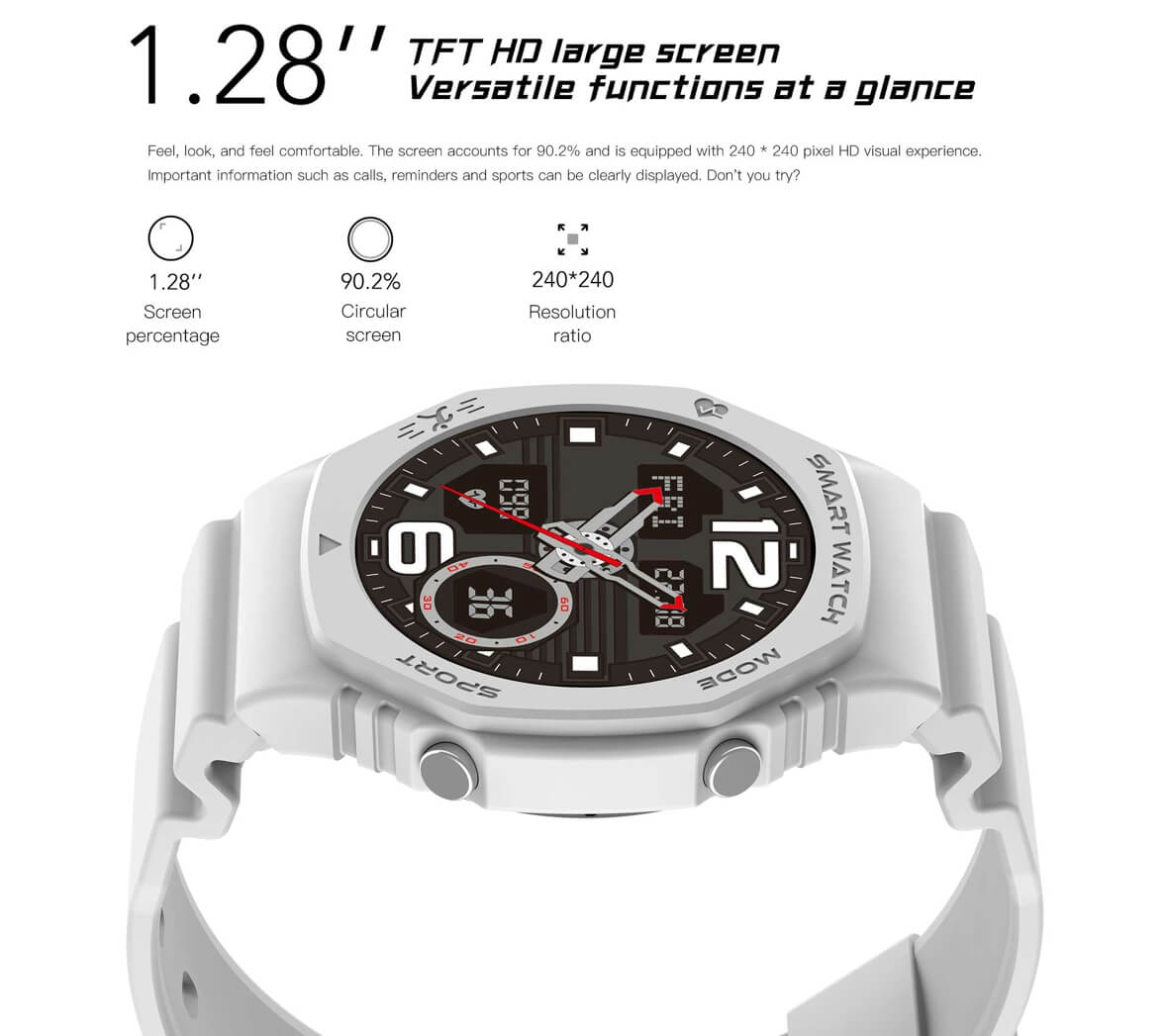Findtime Smartwatch Pro 70-Bildschirm