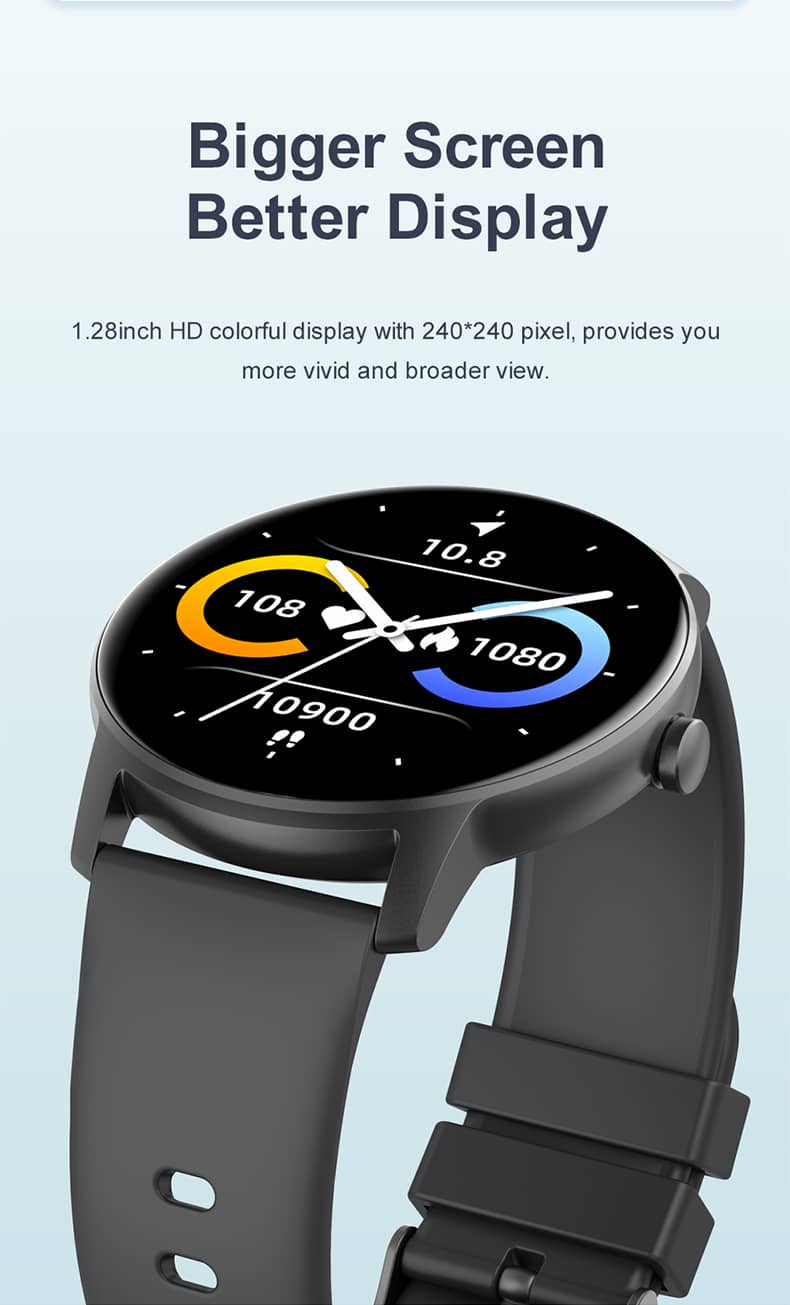 Reloj inteligente Findtime, monitor de presión arterial, frecuencia cardíaca, oxígeno en sangre