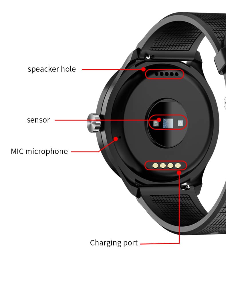 Findtime Smart Watch with Bluetooth Calling Heart Rate Blood Pressure Monitoring