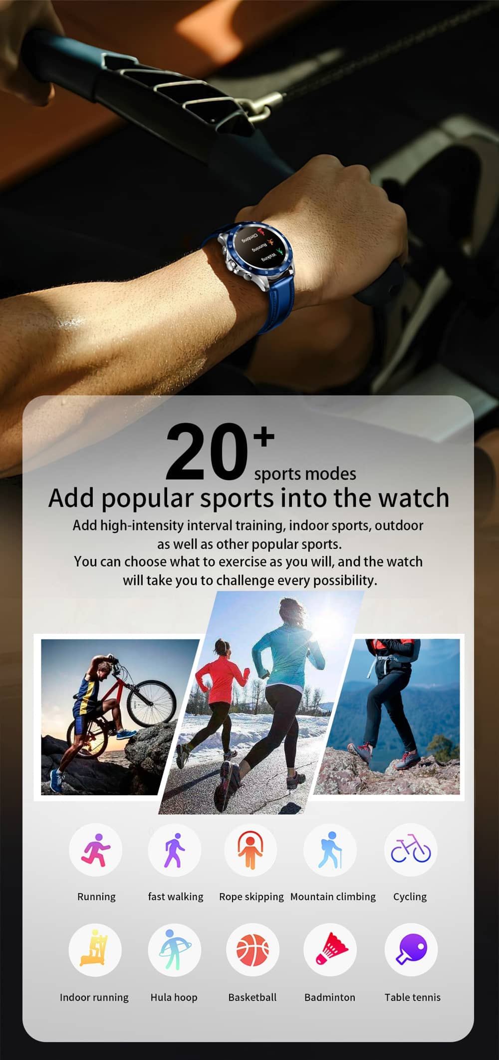 Findtime Smart Watch Monitor Blutdruck Herzfrequenz Blutsauerstoff Körpertemperatur Bluetooth-Anrufe
