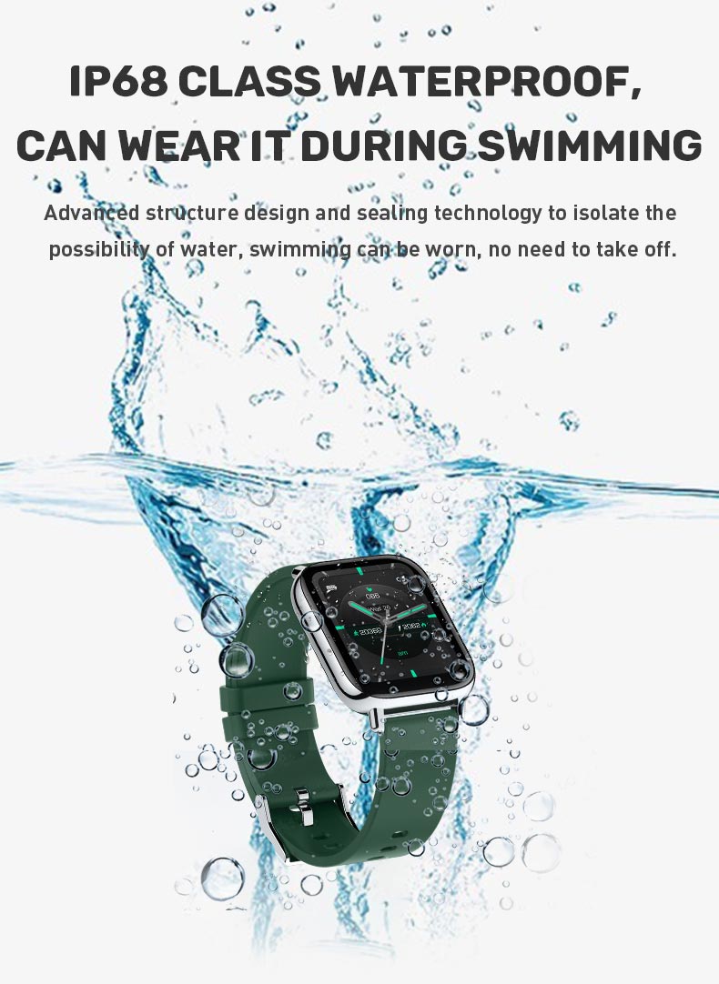 IP68 waterproof smart watch