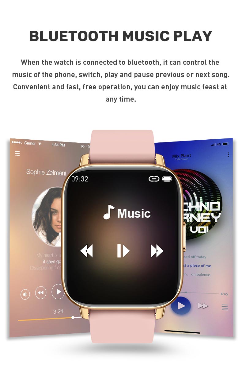 music control smart watch