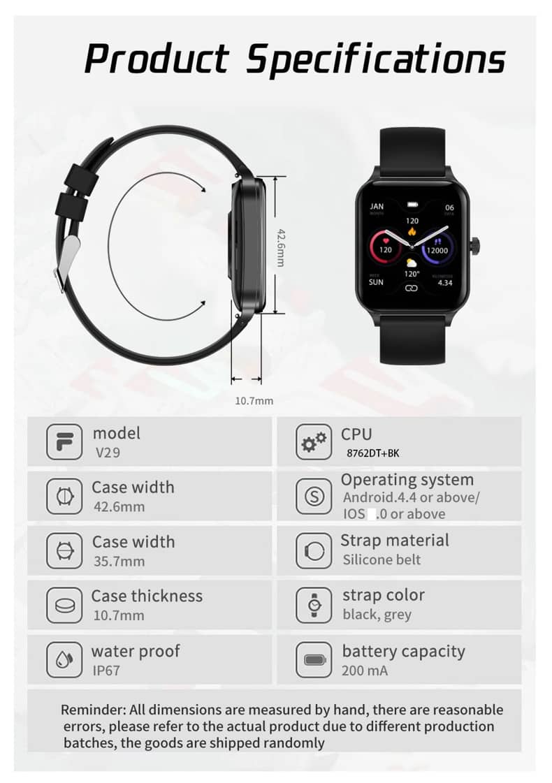 Findtime Smartwatch mit Blutdruckmessgerät, Blutsauerstoff, Herzfrequenz, Bluetooth-Anrufen