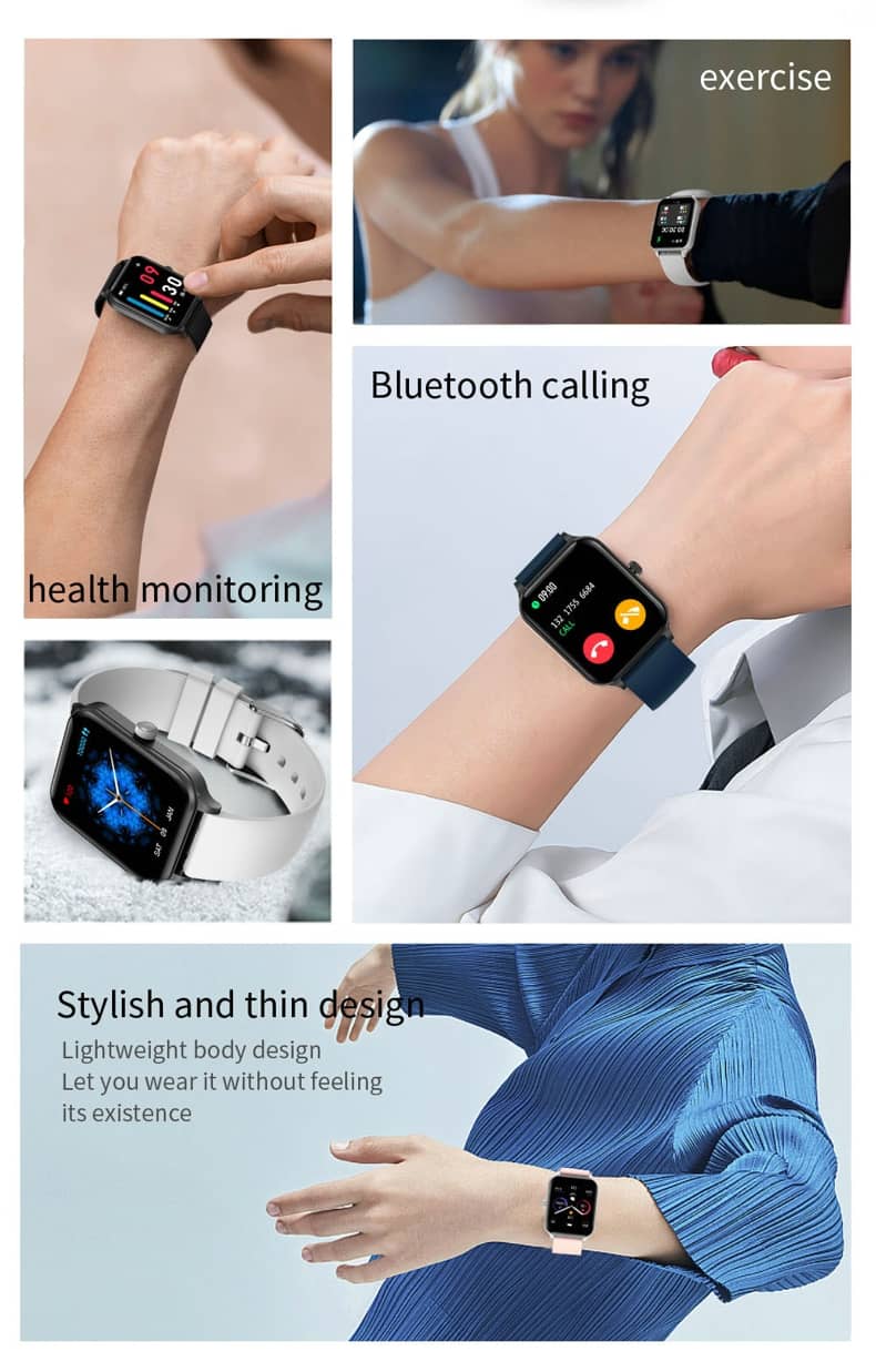 Findtime Smartwatch mit Blutdruckmessgerät, Blutsauerstoff, Herzfrequenz, Bluetooth-Anrufen