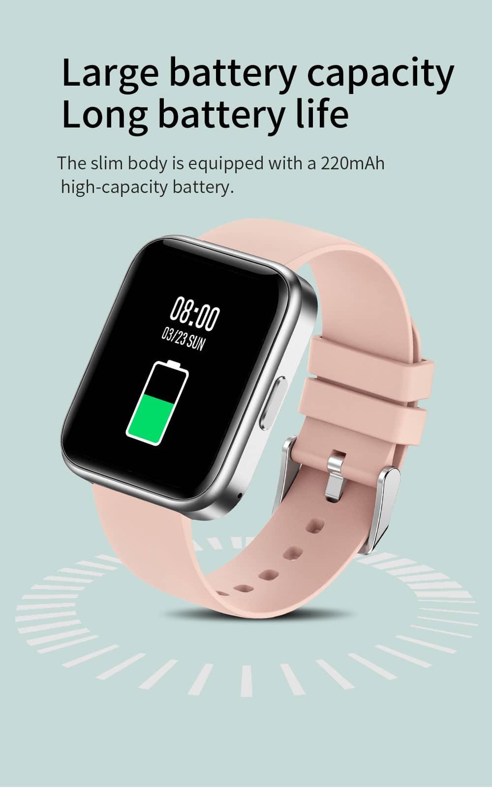 long battery smart watch