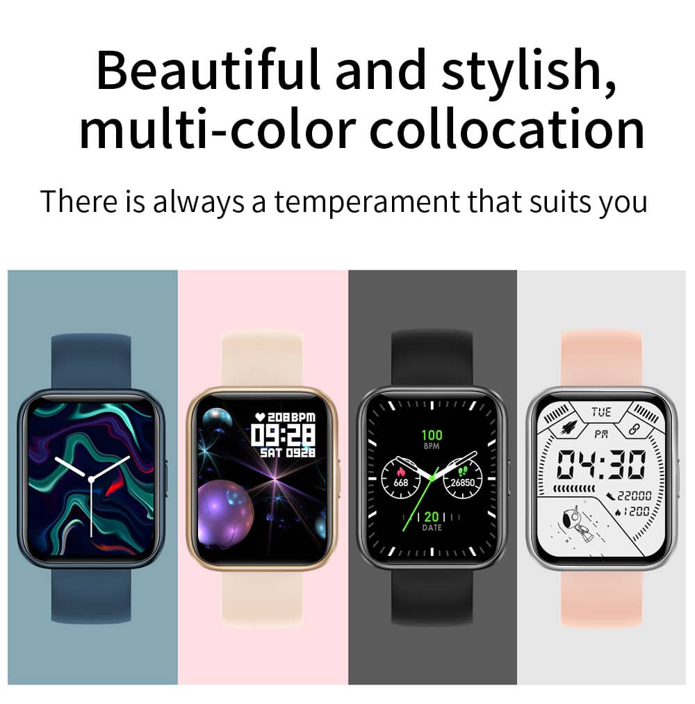 multi-color smart watch