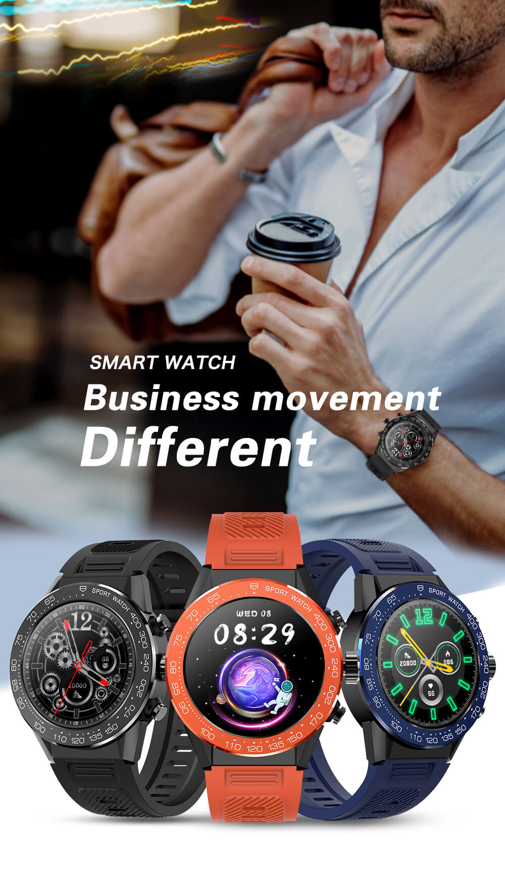 Findtime Bluetooth Calling Smart Watch Blood Pressure Monitoring Heart Rate SpO2