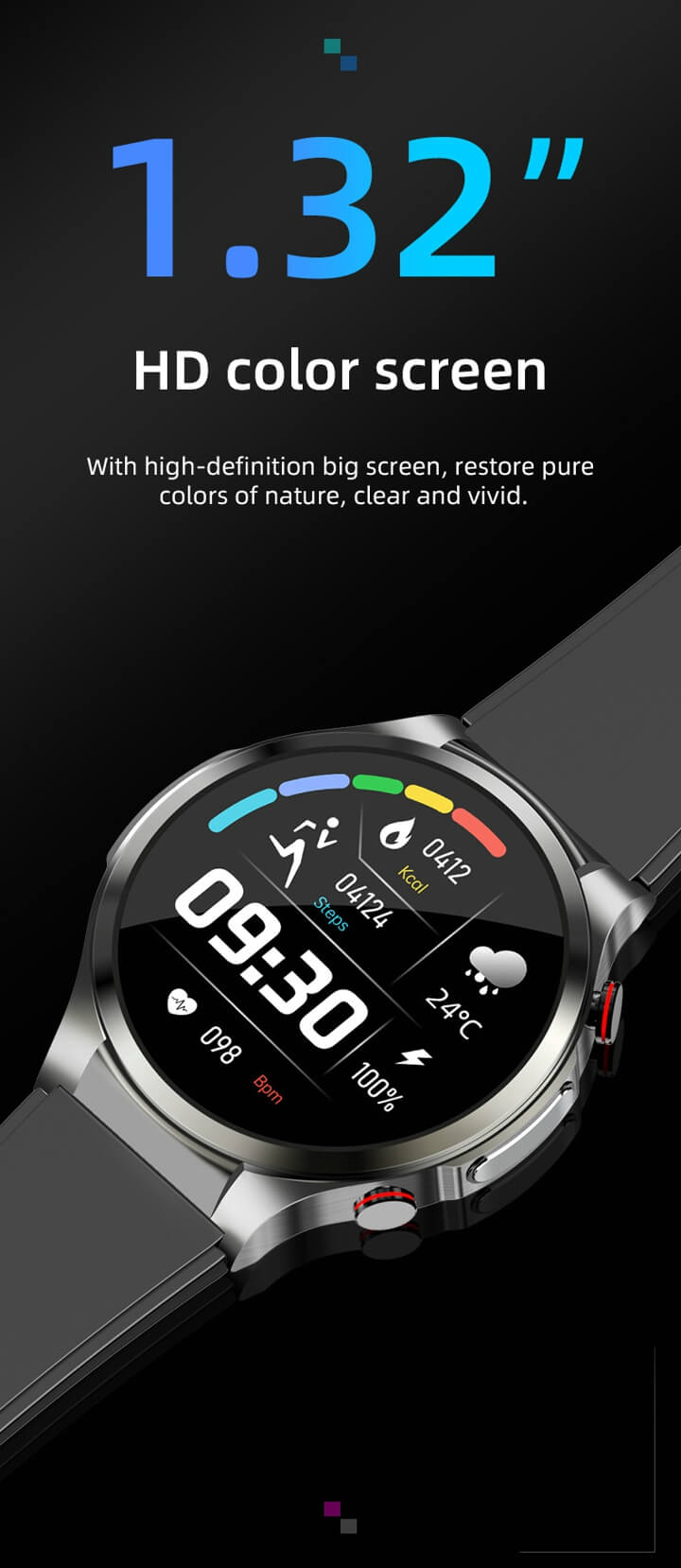 Findtime S43 Smart Watch with Glucose Monitor