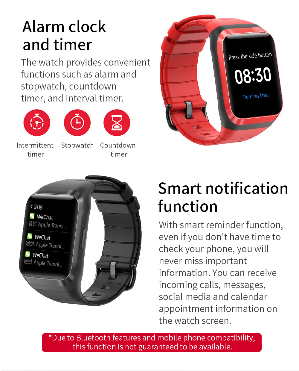 GPS Smart Watch 24/7 Real-time 30+ Battery Life Heart Rate Blood Oxygen Monitor IP68 Waterproof - Findtime