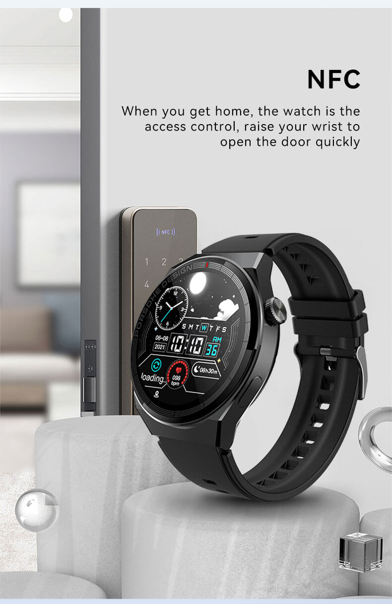 Findtime Smart Watch with ECG Monitoring Bluetooth Calling NFC AI Voice Assistant