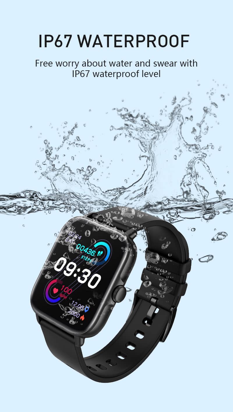 Bluetooth Call Smart Watch Real-time Heart Rate Monitor Message Reminder IP67 Waterproof - Findtime