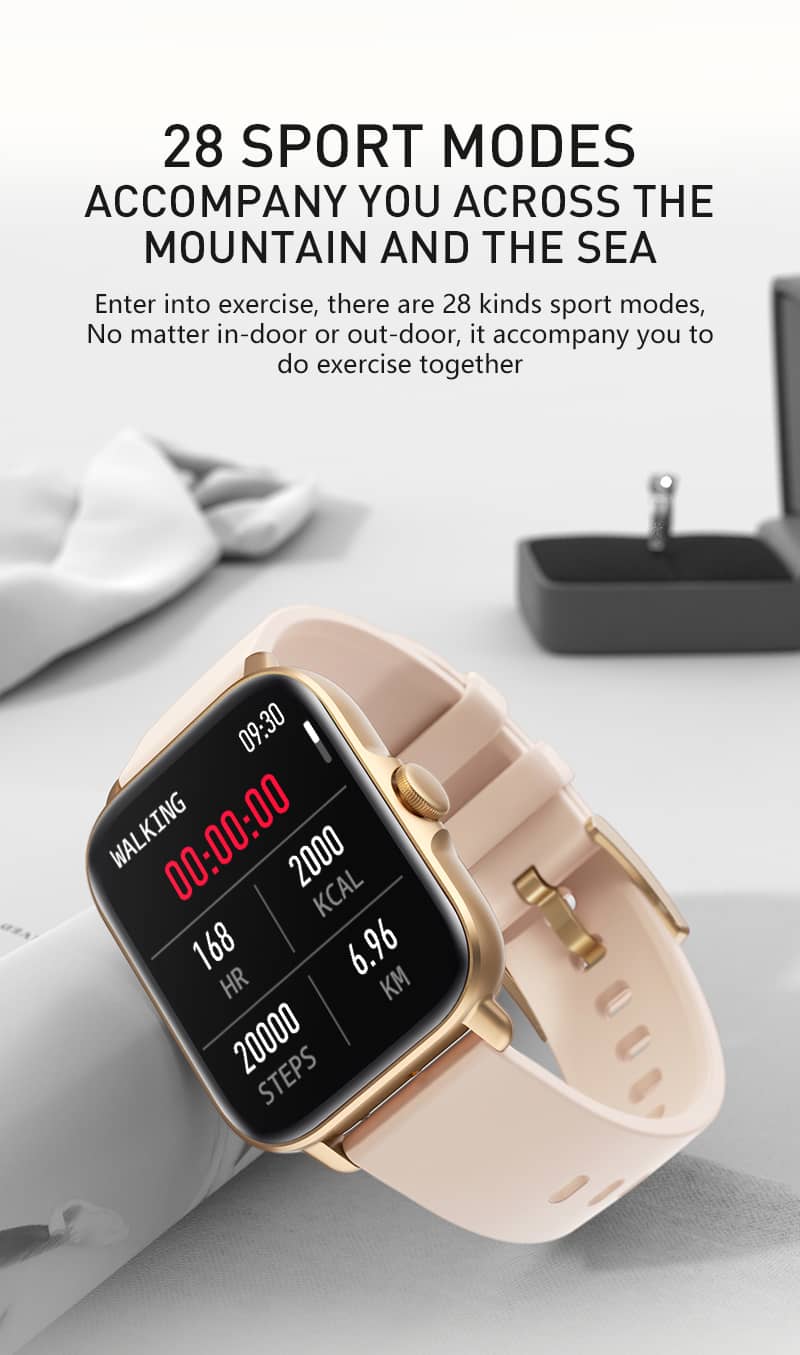 Bluetooth Call Smart Watch Real-time Heart Rate Monitor Message Reminder IP67 Waterproof - Findtime