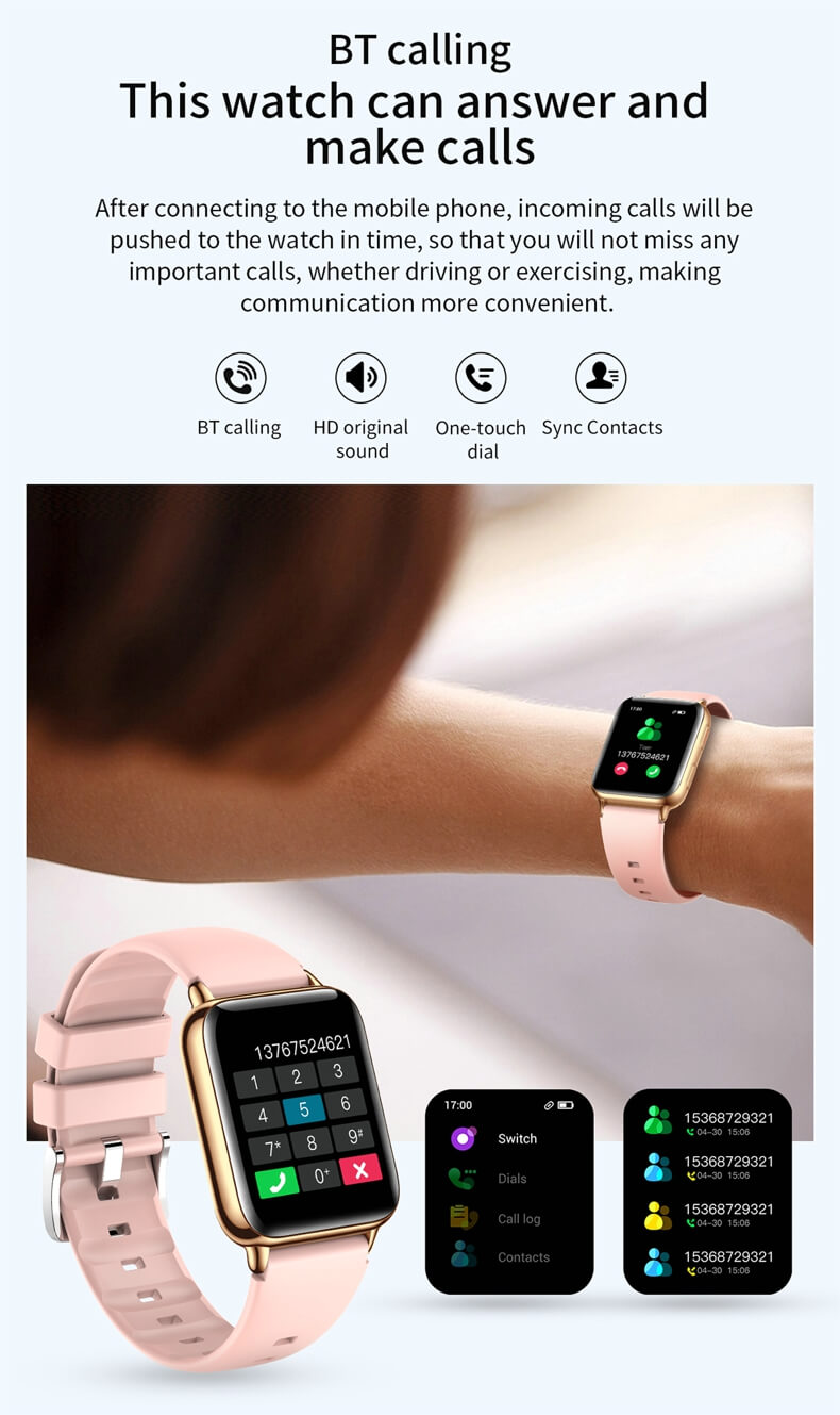 Findtime Smart Watch Monitor Body Temperature Heart Rate Blood Pressure Blood Oxygen