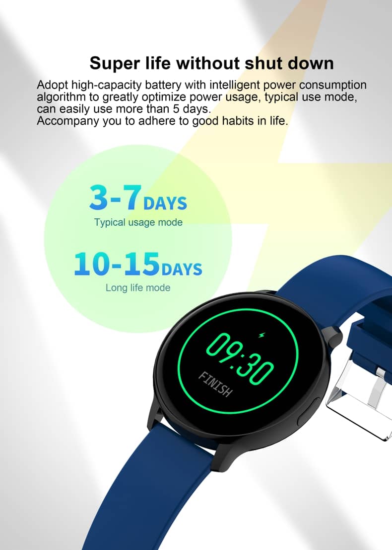 Findtime Smart Watch Blood Pressure SpO2 Heart Rate Monitoring Bluetooth Calling