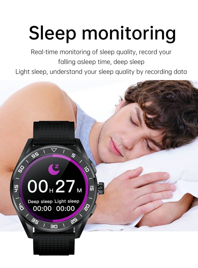 Reloj inteligente Findtime con presión arterial y control de temperatura corporal con frecuencia cardíaca y oxígeno en sangre Llamadas por Bluetooth