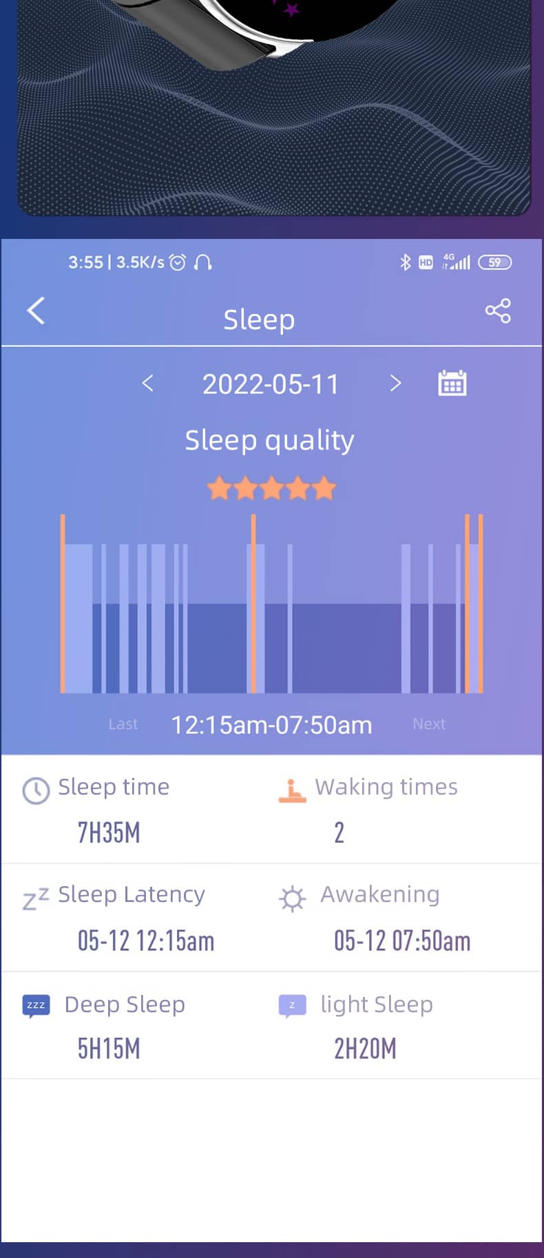 Reloj inteligente Findtime con monitor de presión arterial Frecuencia cardíaca SpO2 Temperatura corporal Azúcar en sangre