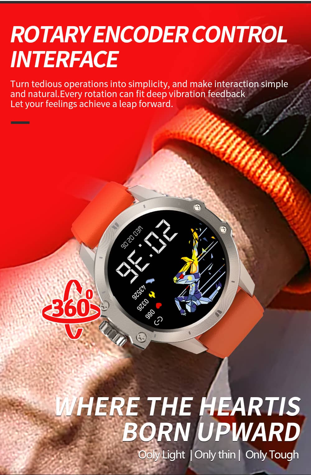 Findtime Smart Watch Blood Pressure Monitor Heart Rate SpO2 Monitoring Bluetooth Calling