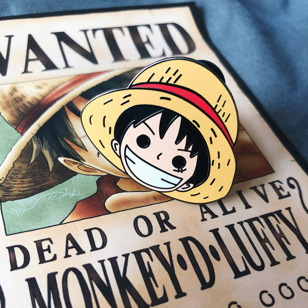 One Piece Monkey D. Luffy Version 3 FiGPiN Classic 3-Inch Enamel Pin