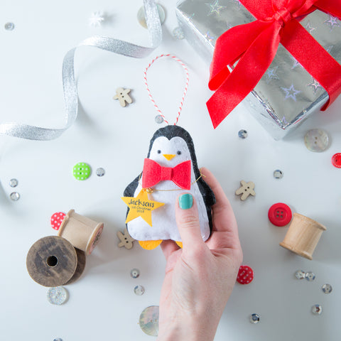 Penguin Christmas tree decoration