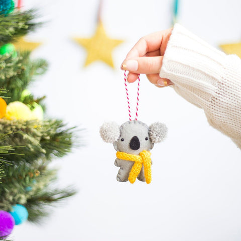 Koala Christmas tree decoration