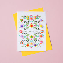 Load image into Gallery viewer, Pretty Flower Pom Pom Mother&#39;s Day Card