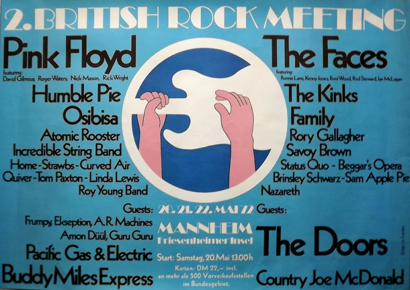 2nd British Rock Meeting West Germany 1972
