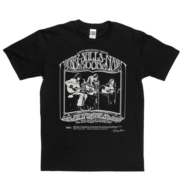 CSNY Portland Poster T-Shirt