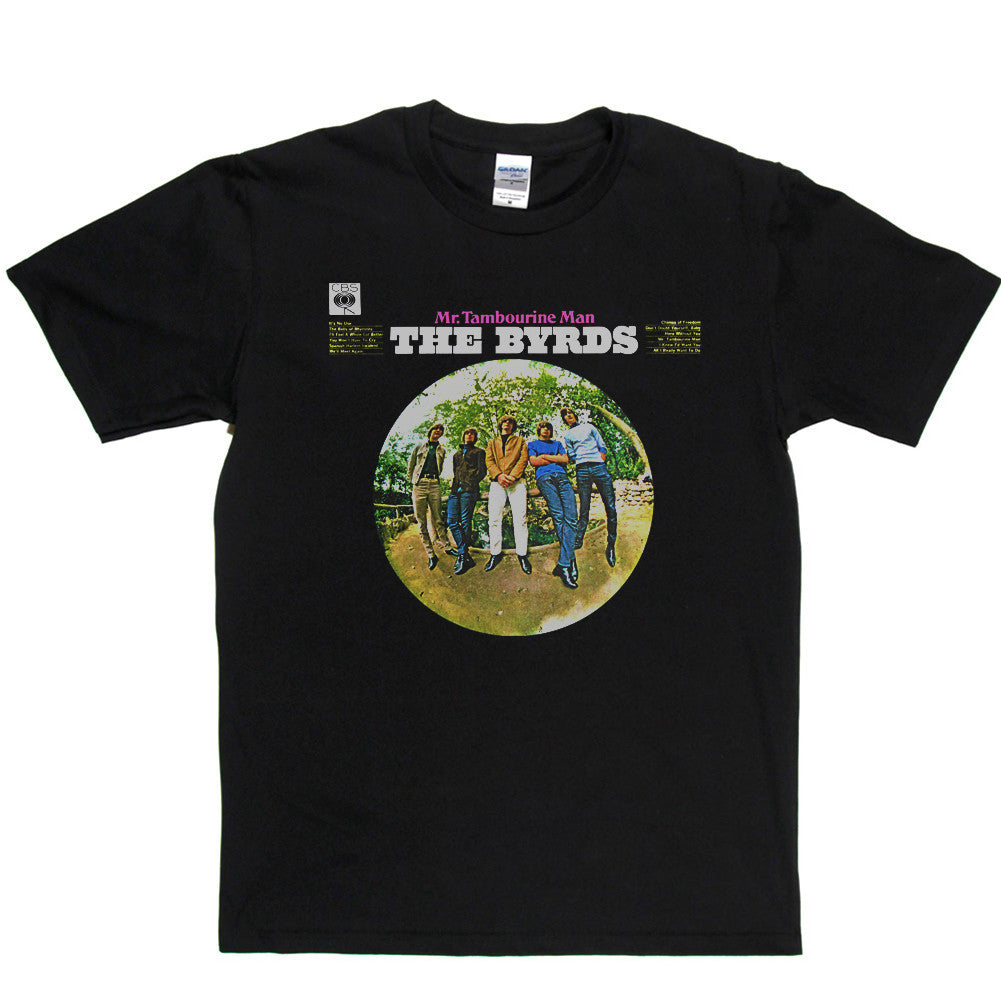 The Byrds Mr Tambourine Man Album Cover T Shirt