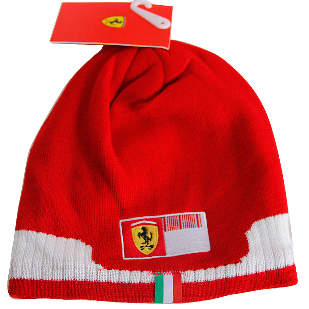 New Ferrari Formula 1 Sebastian Vettel Red Skull Cap Racing Ski Winter Sportcool Net