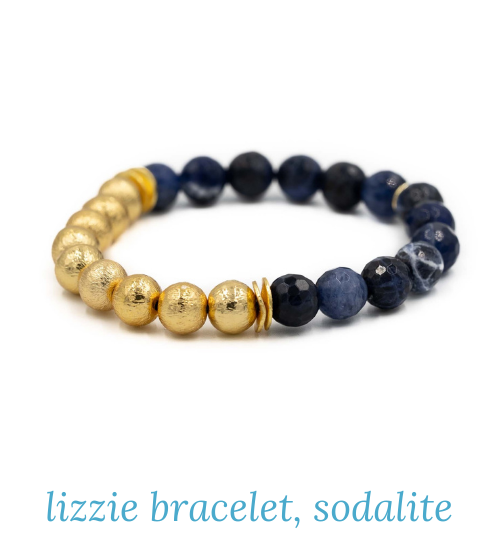 Lizzie Bracelet, Sodalite