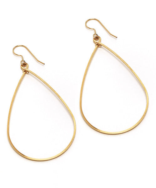 Sara Earring, Large Gold – Hazen & Co.