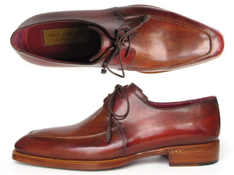 square toe derby shoes