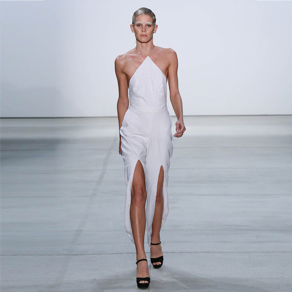 White Linen Jumpsuit – Lisa N. Hoang