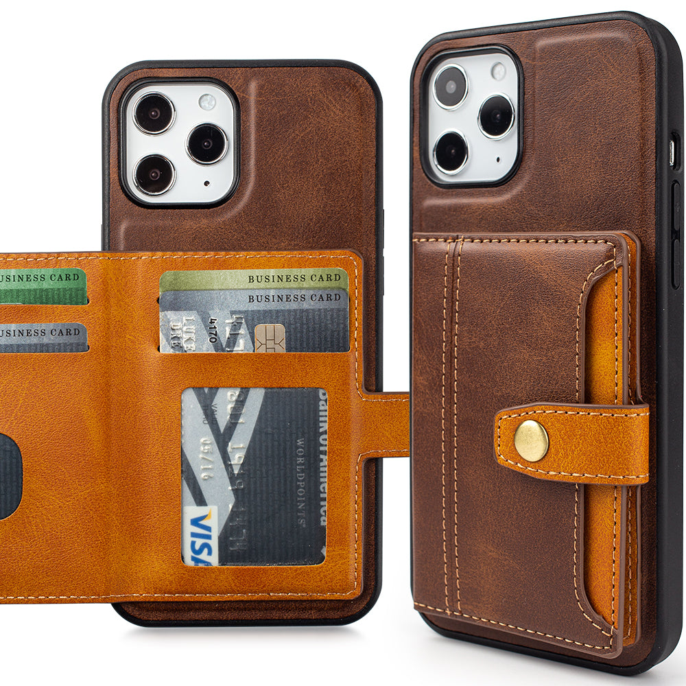 Pouch Detachable Leather Wallet Case For Apple iPhone 11 Series