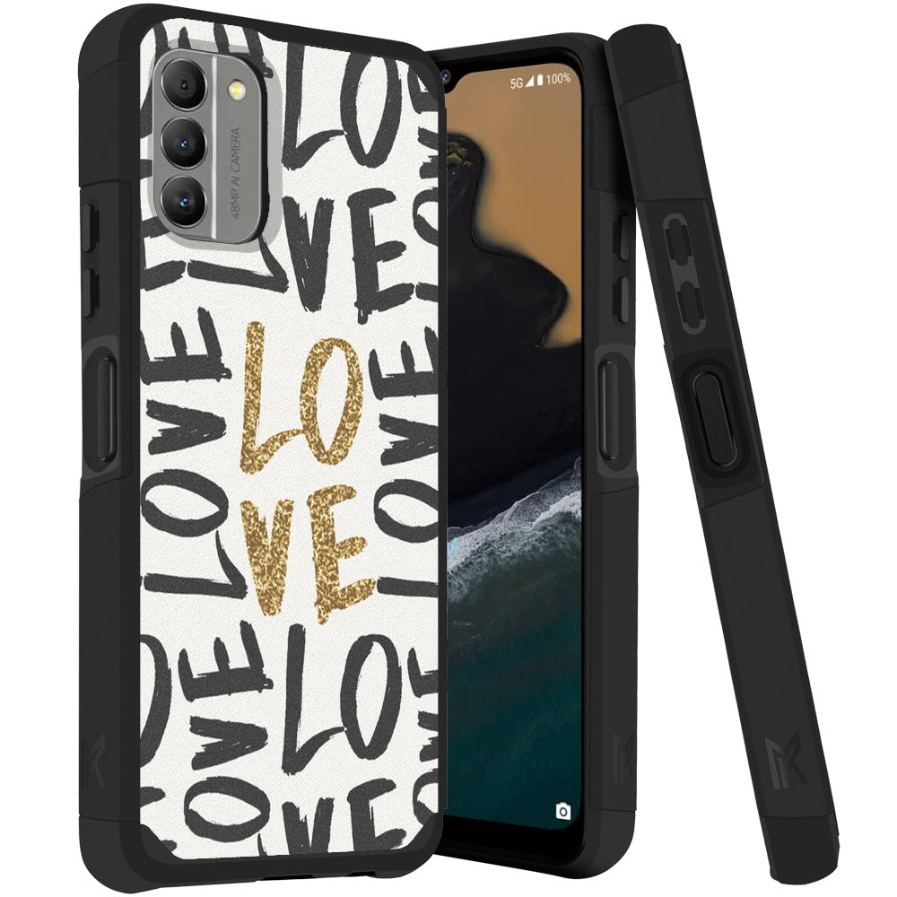 Compatible Nokia G400 5G Only Love Print Dual layered Air-Cu CellularOutfitter