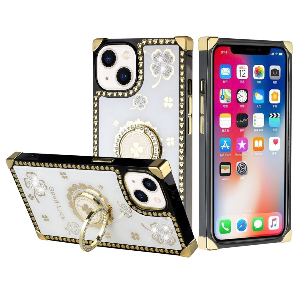 Buy LV Black Gold Glass Case for iPhone 14 Pro Max