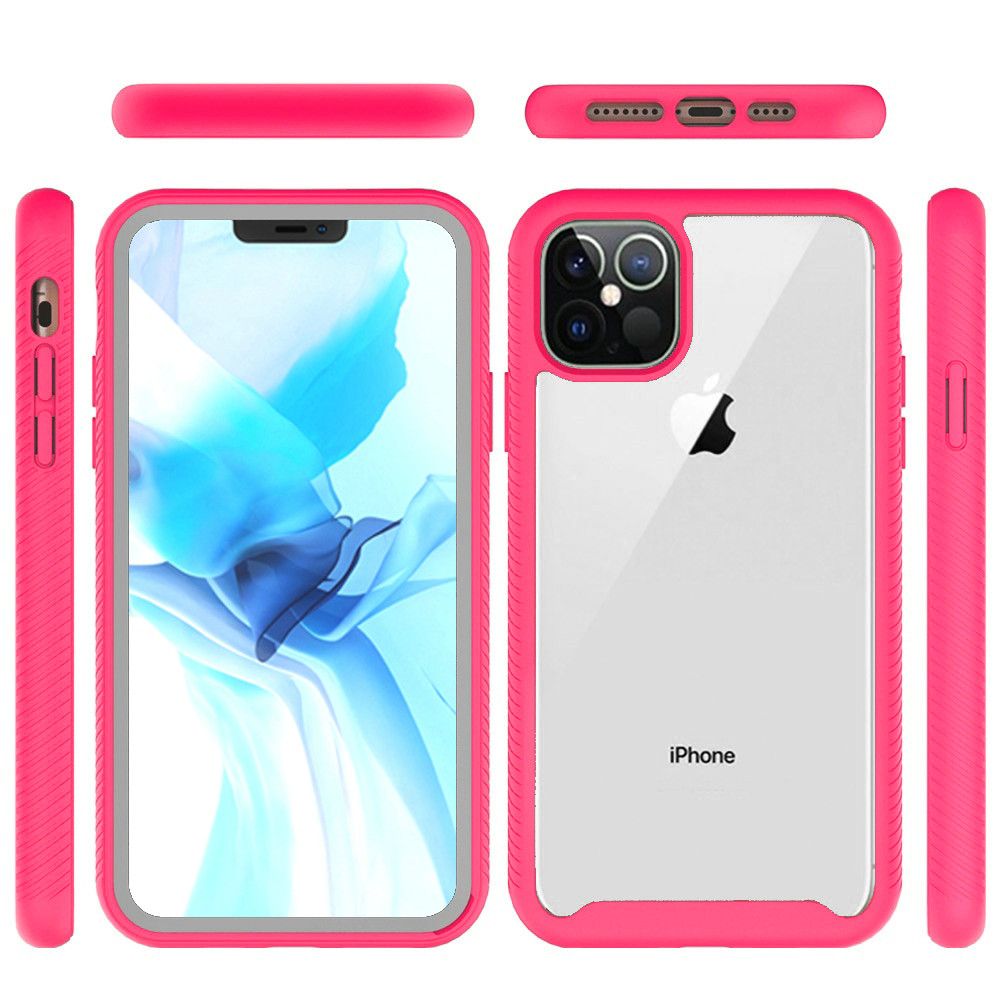 Shockproof Heavy Duty Bumper Mobile Phone Case, Pink/Clear –  CellularOutfitter